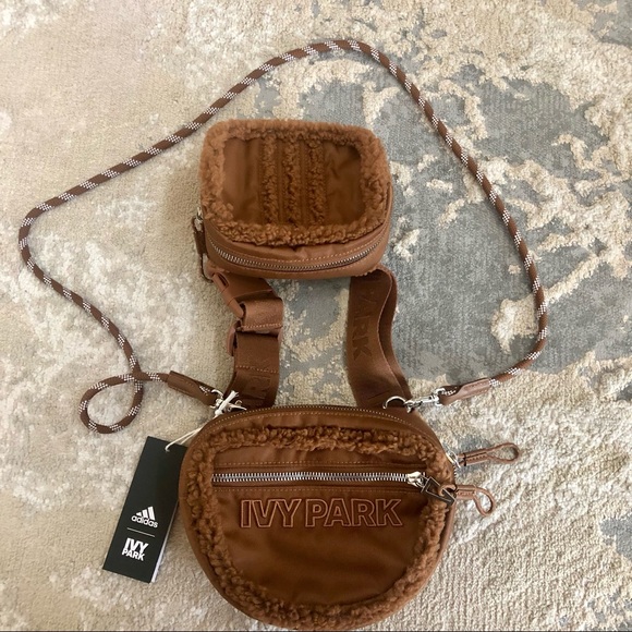NWT ADIDAS ORIGINALS Beyonc Ivy Park Sherpa Belt Bag HA6688 - Picture 11 of 15